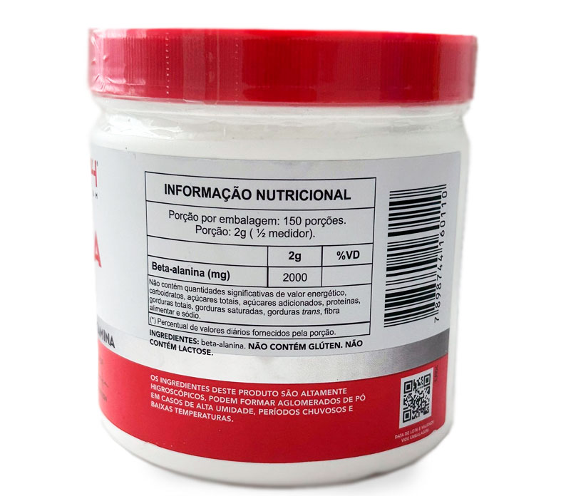 BETA ALANINA 100% PURA R74 300G