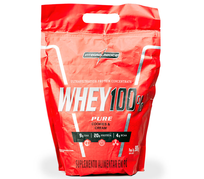 Whey Protein 100% Pure Refil 900g Integralmédica