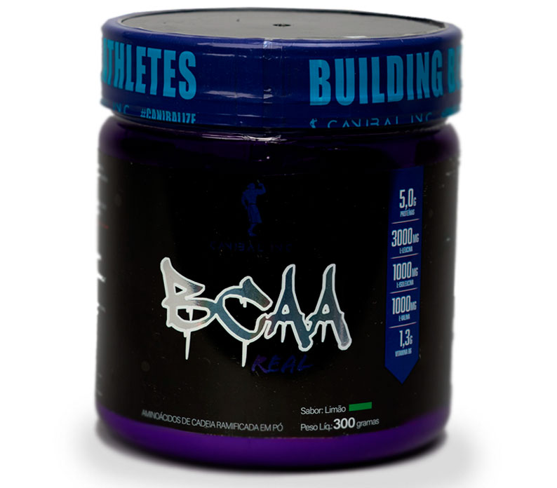 Aminoácido Bcaa 100% Puro Zero Carbo 300g Canibal