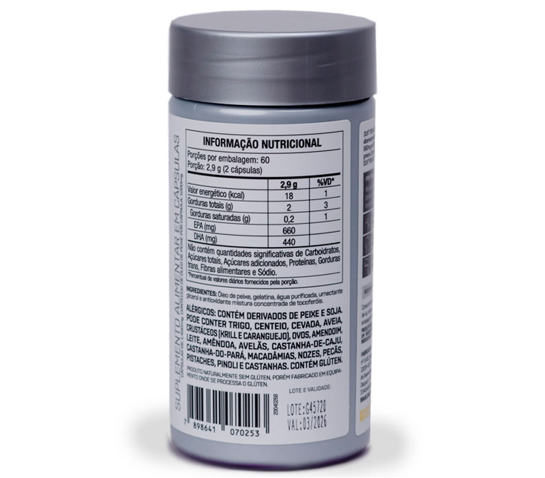 FISH OIL - POTE 120 CÁPSULAS