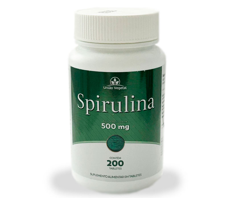 Spirulina 60 Caps 500MG - União Vegetal