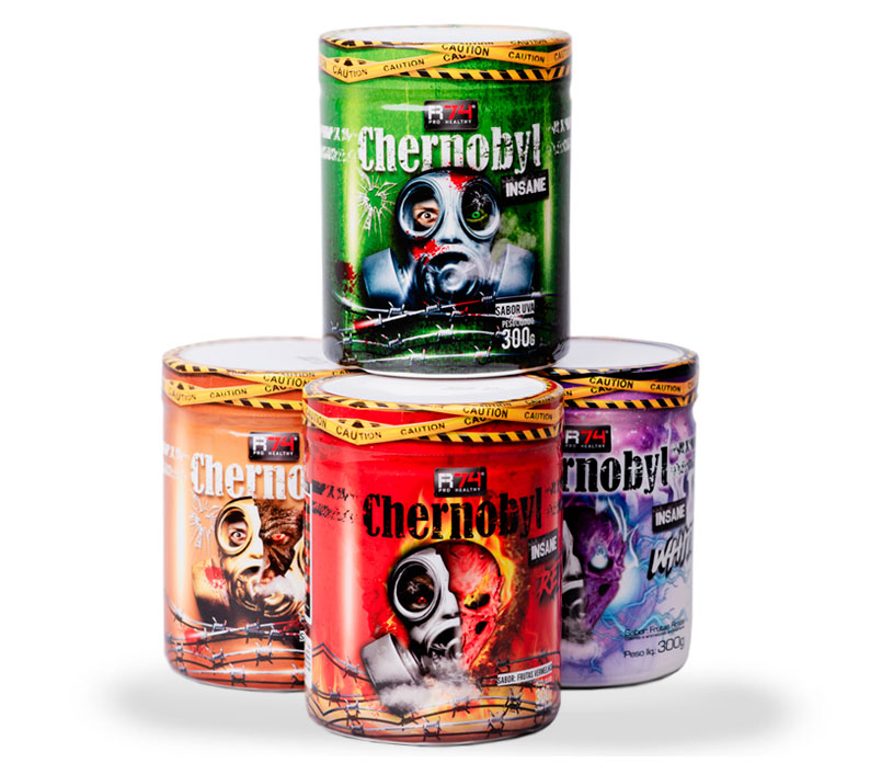 Chernobyl Insane Pré-treino 300g R74