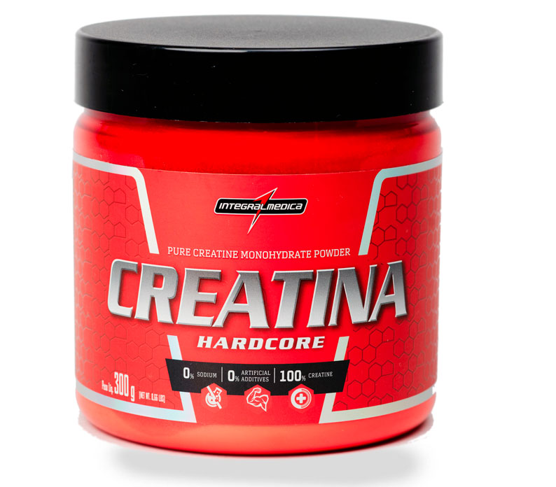 Creatina em Pó Hardcore 100% Pura e Monohidratada - 300g