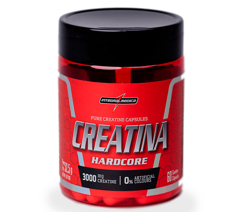 Creatina com 60 cápsulas - INTEGRALMEDICA