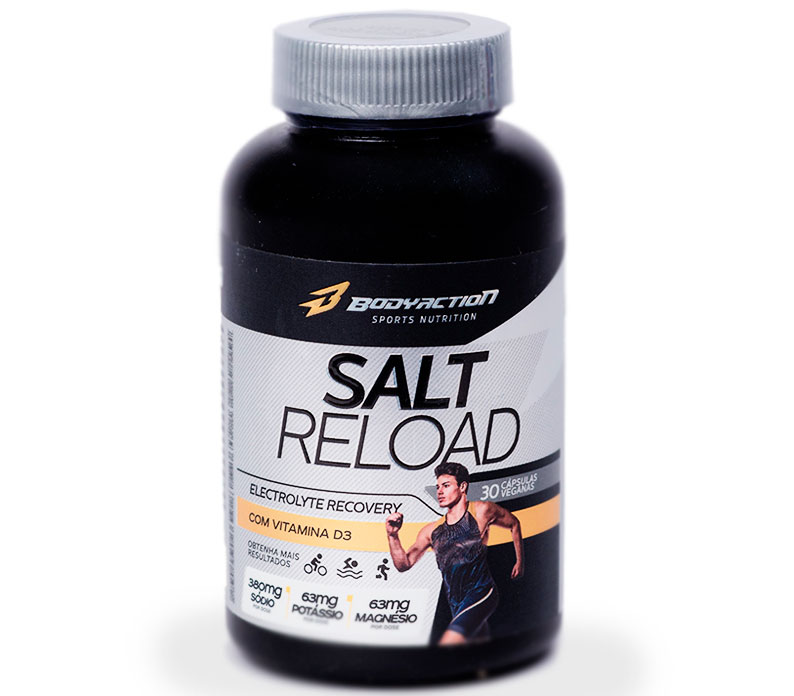 Salt Reload Cápsulas De Sal 30 Dias Bodyaction