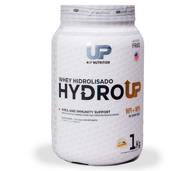 Whey Hidrolisado 4up Nutrition 1kg - Zero Lactose
